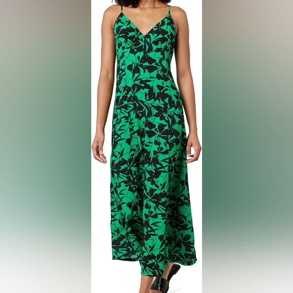 The Drop Women's Isa V-Neck Maxi Dress NWT Size Medium